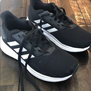 Little boy Adidas sneakers